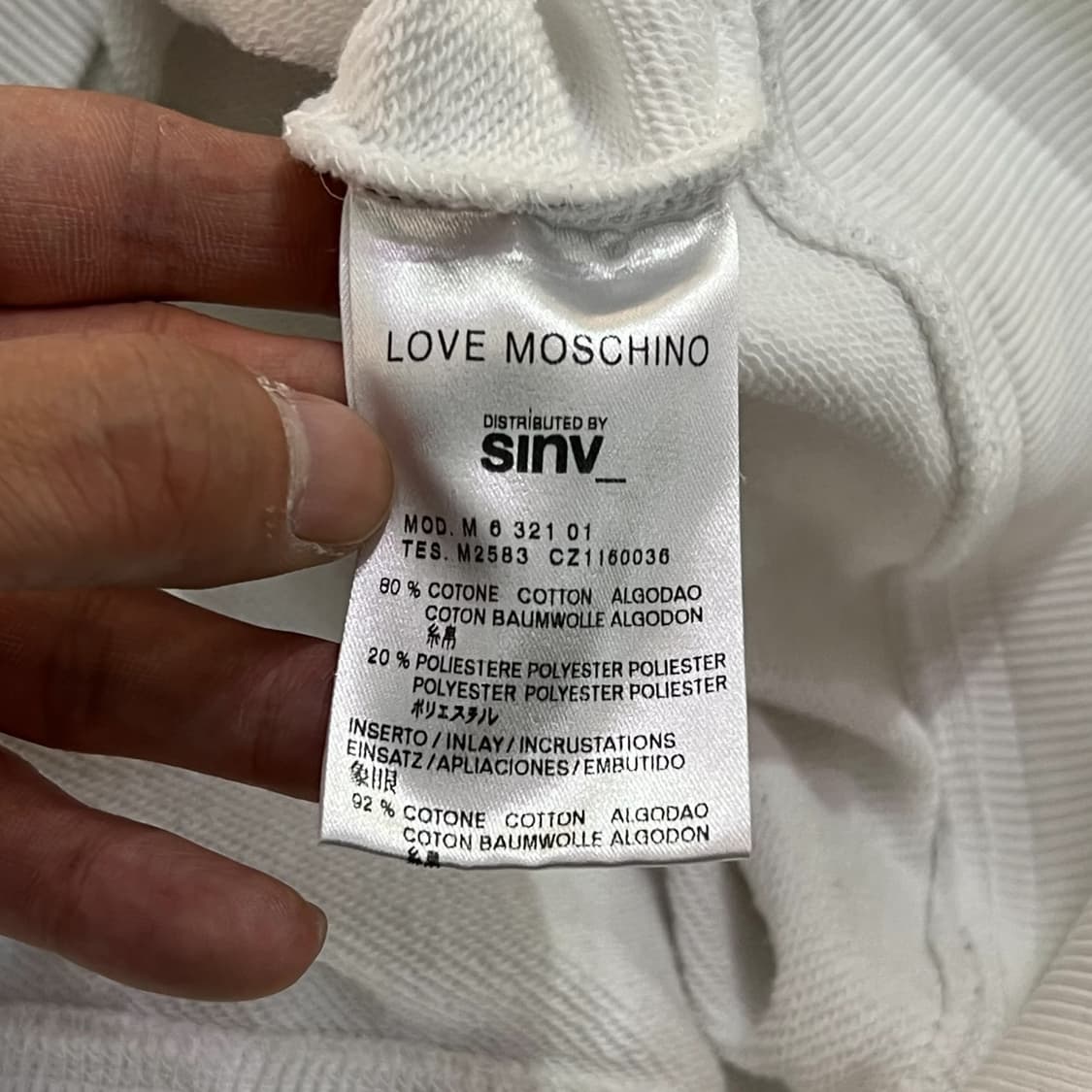  모스키노 그래픽 후드티 y12136 상품이미지9