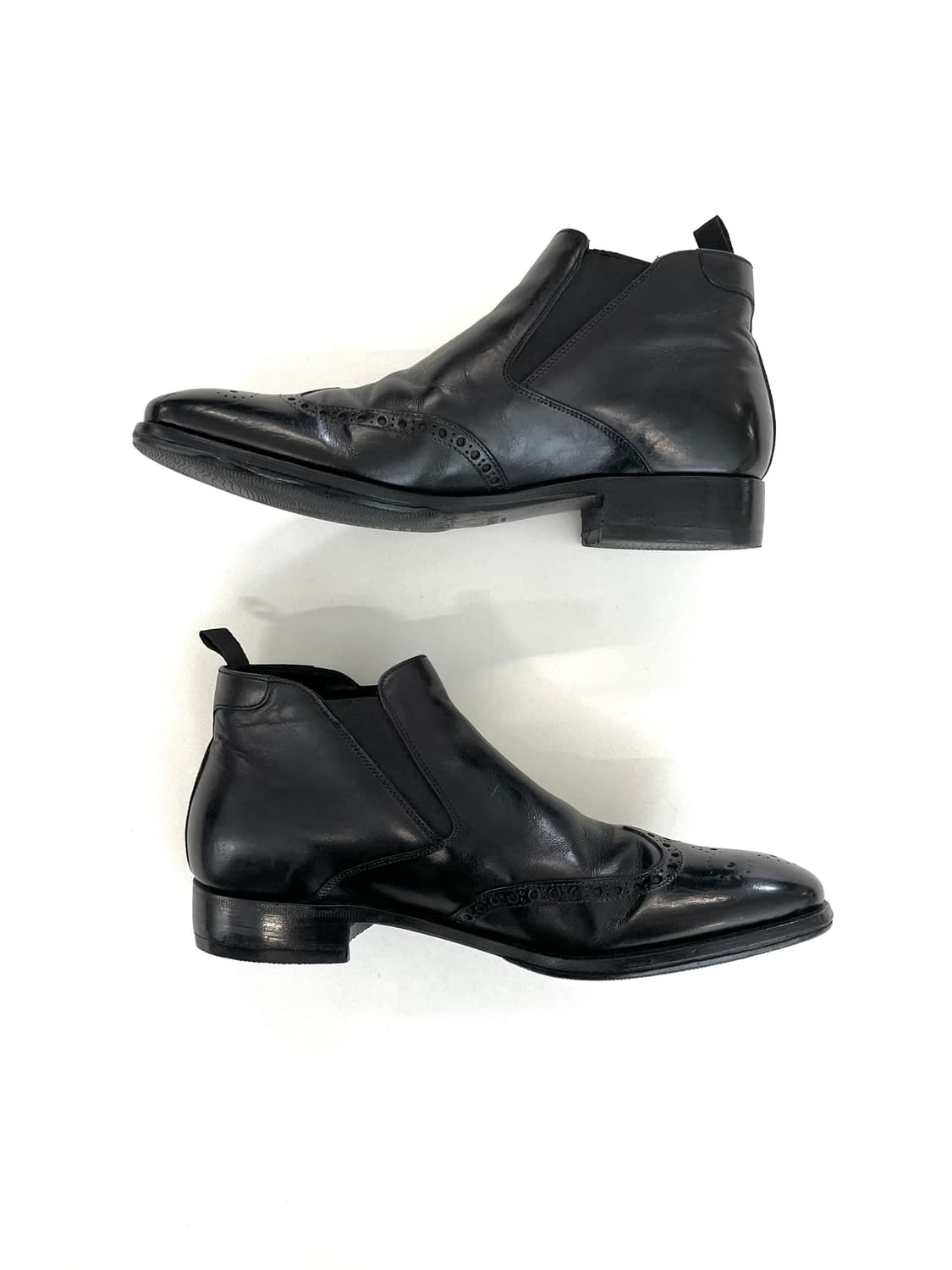 프라다 레더 윙팁 드레스 부츠 상품이미지3