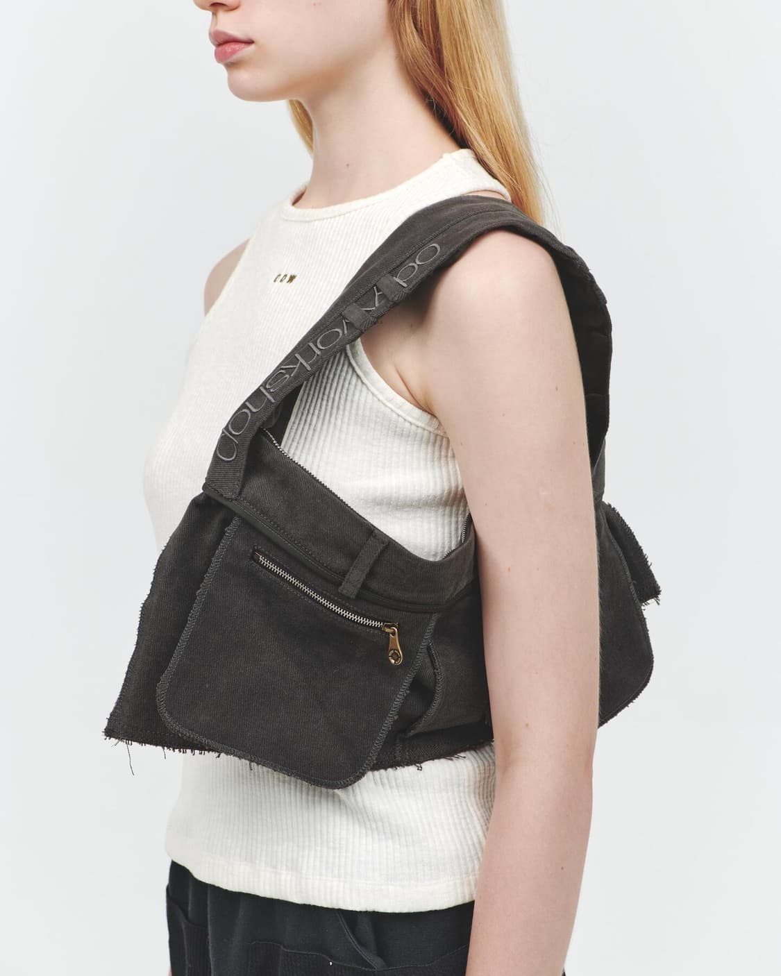 Charcoal Denim Trouser Bag 상품이미지1