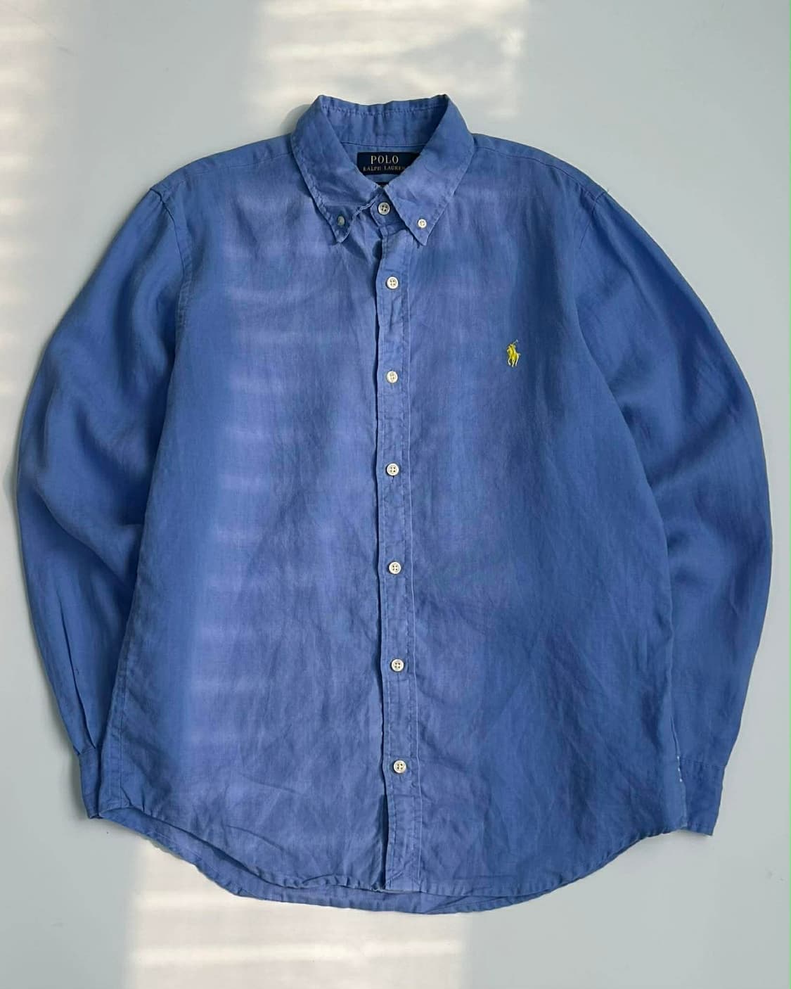 [S] 폴로 랄프로렌 23ss 큐알택 린넨 버튼 셔츠 상품이미지1