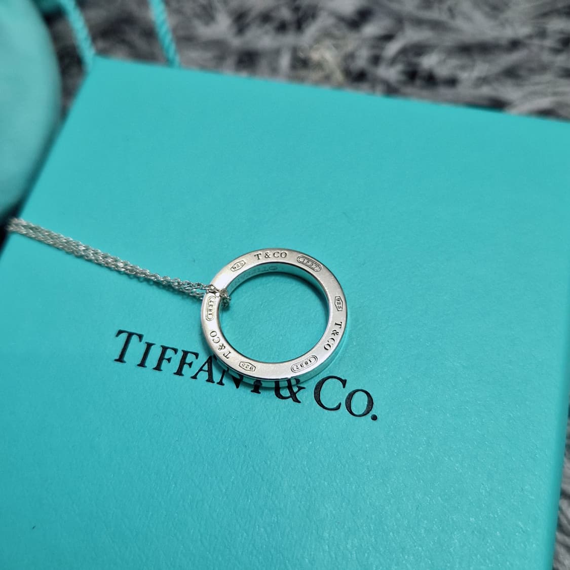 티파니 1837 써클 펜던트 목걸이 상품이미지3