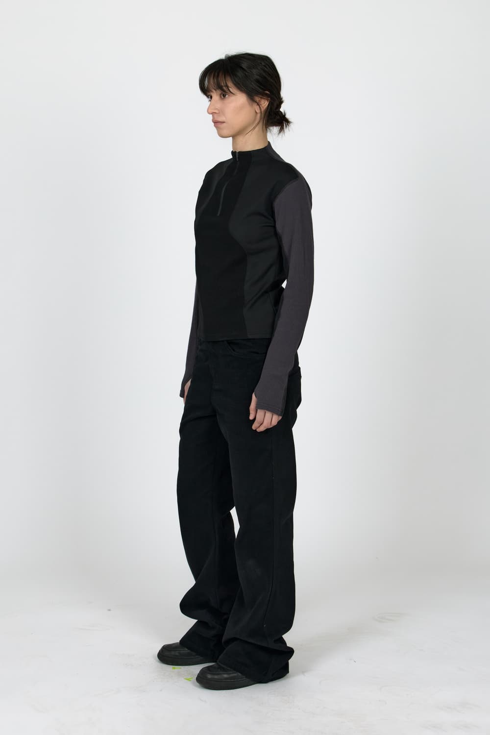 MPa half zip women M (black) 상품이미지3