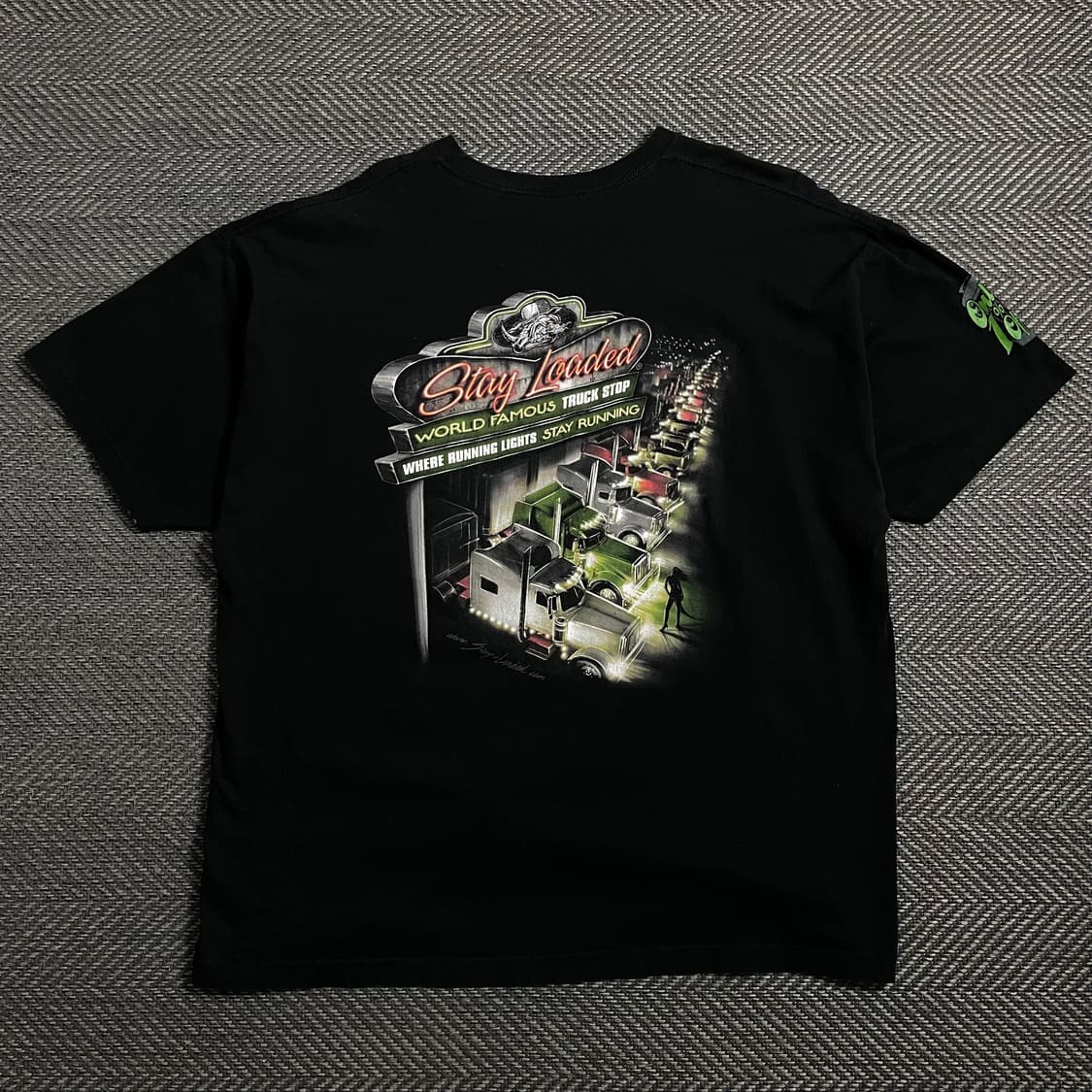 USA 빈티지 트럭 스탑 빅로고 반팔 티셔츠o 4386 상품이미지1