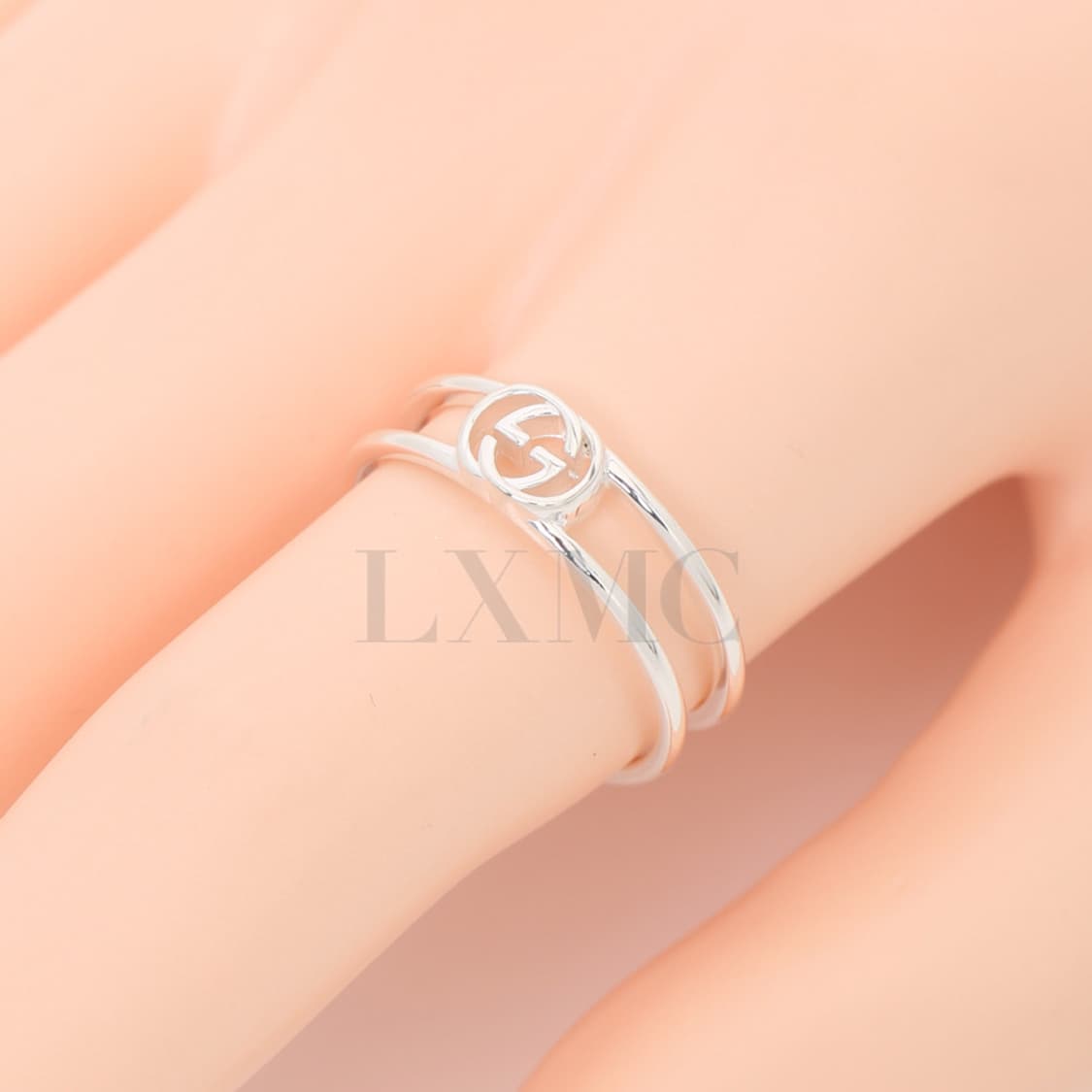 구찌 반지 인터로킹 G 밴드링 실버반지 21호 298036 상품이미지9