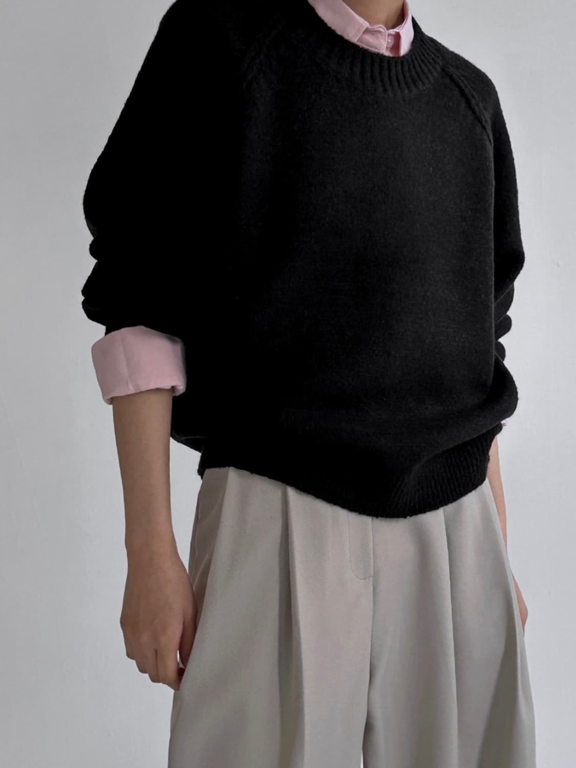 매니크 블랙니트 상품이미지1