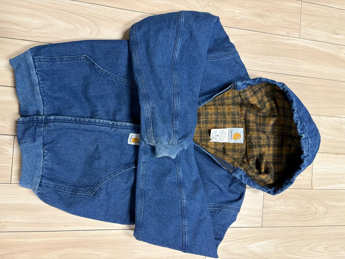 Y07DST carheart 데님 워크자켓 상품이미지1