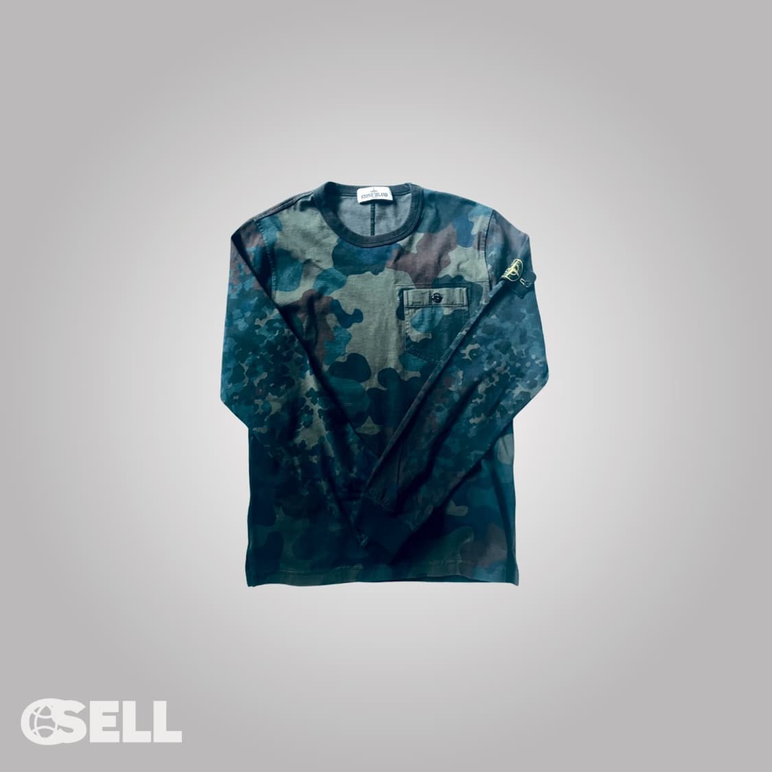 스톤아일랜드 카모 맨투맨 상품이미지1