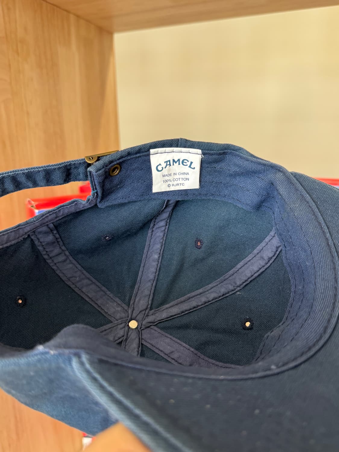 빈티지 카멜 볼캡 상품이미지2