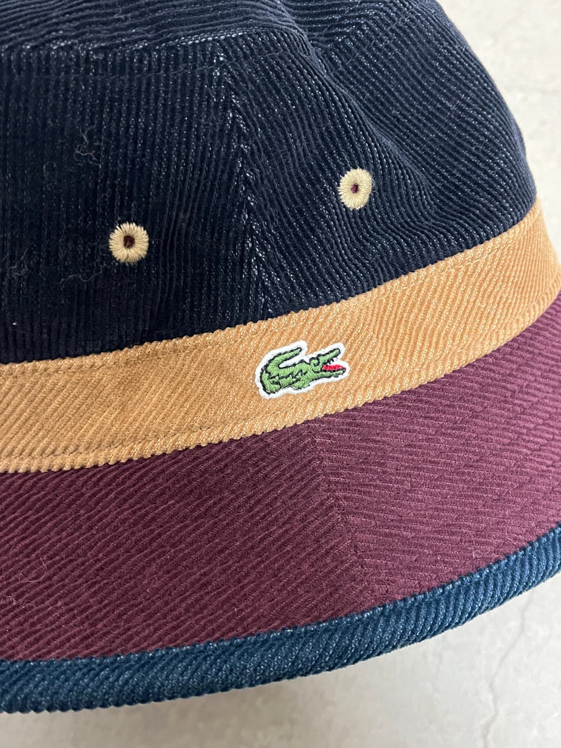 라코스테 코듀로이 벙거지 버킷햇 모자 상품이미지2