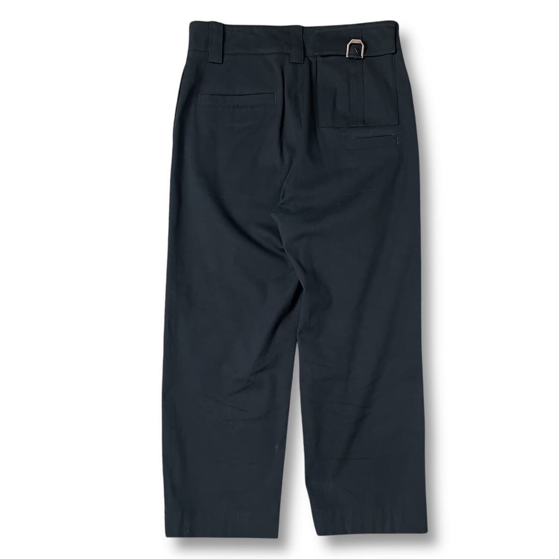 (34) 시스템 네이비 와이드 디테일 코튼 팬츠 캐주얼핏 상품이미지2