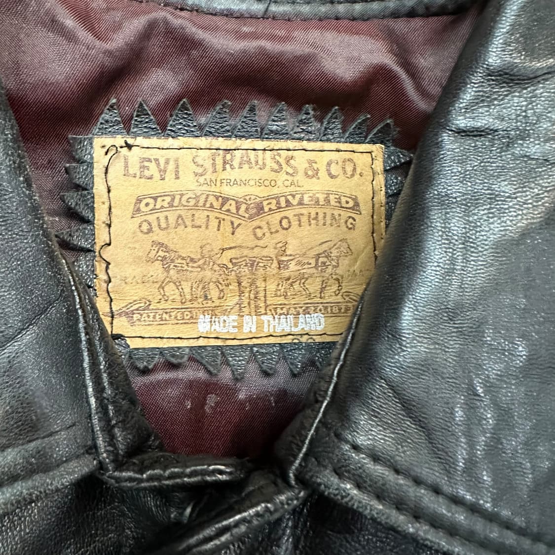 리바이스 레더 트러커 자켓 상품이미지6