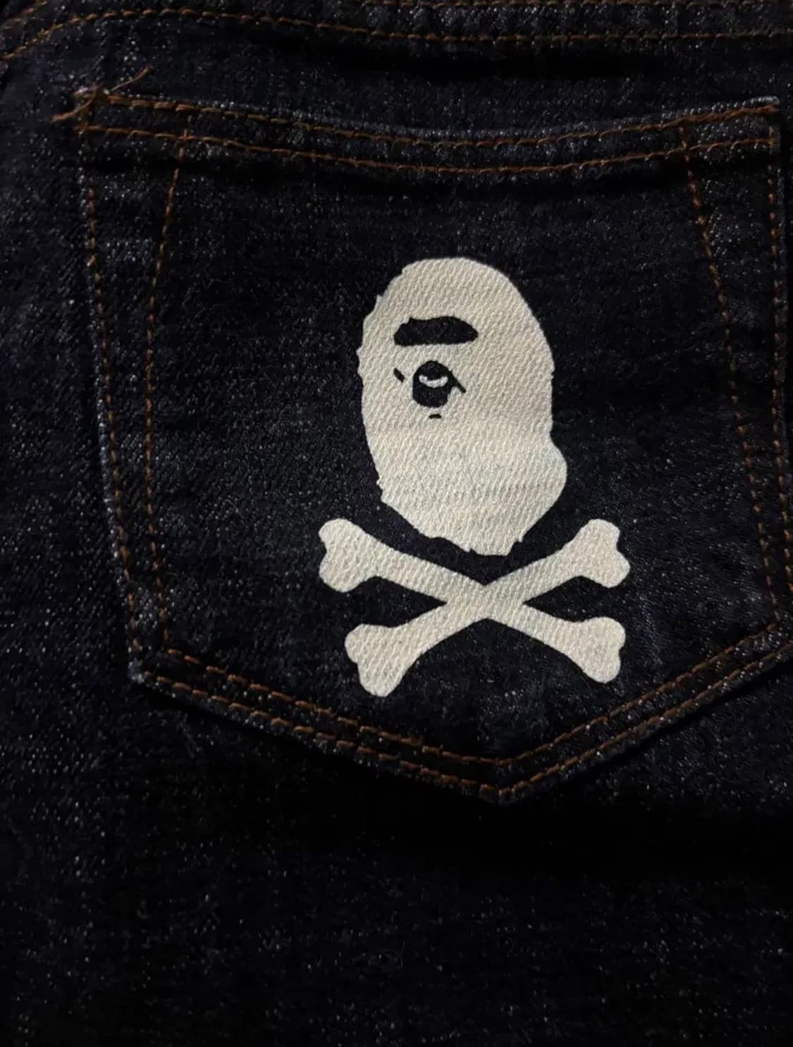 베이프 데님 진청 스커트 상품이미지3