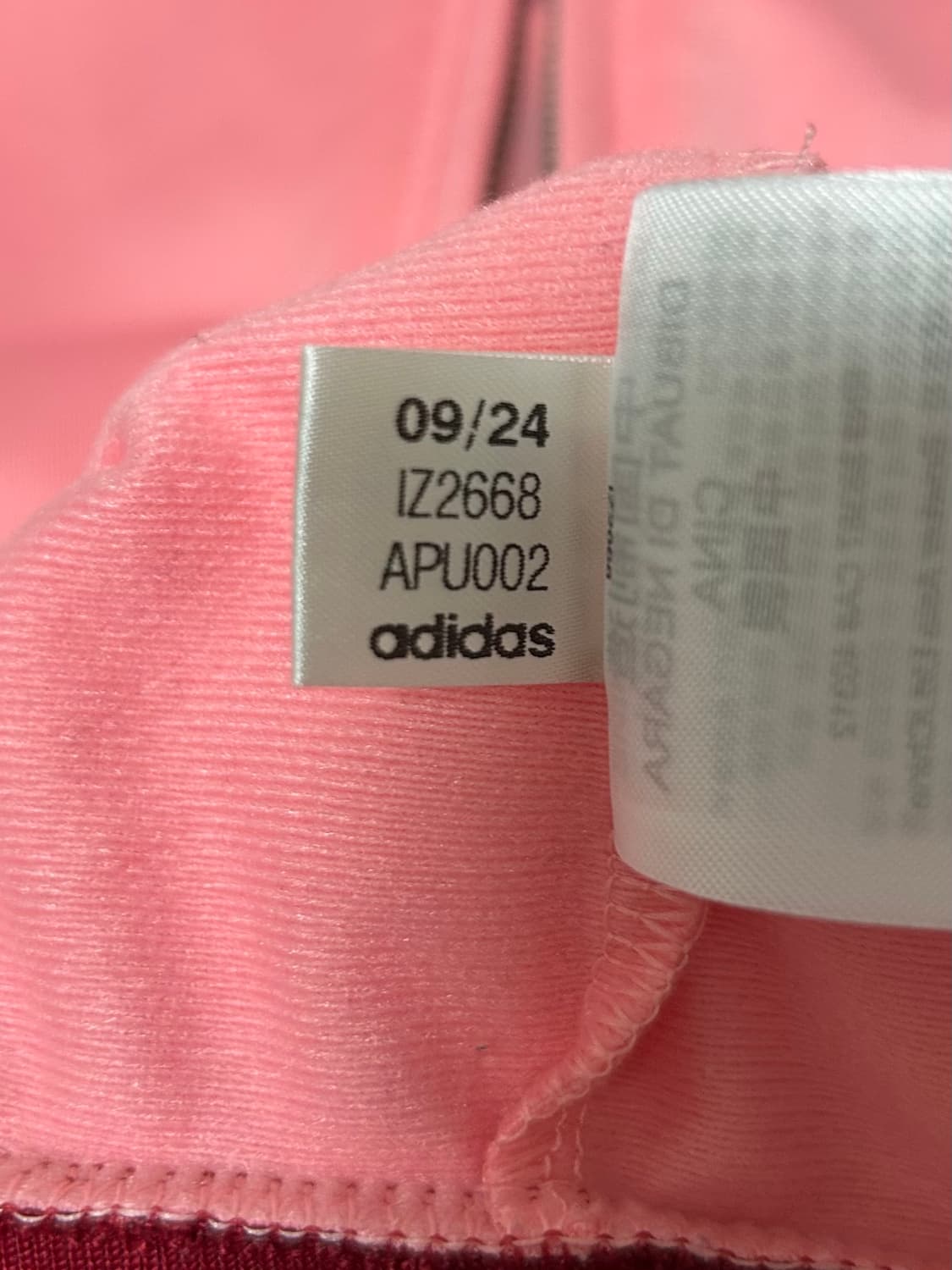 아디다스 파이어버드 배지 트랙탑 핑크 m 상품이미지3