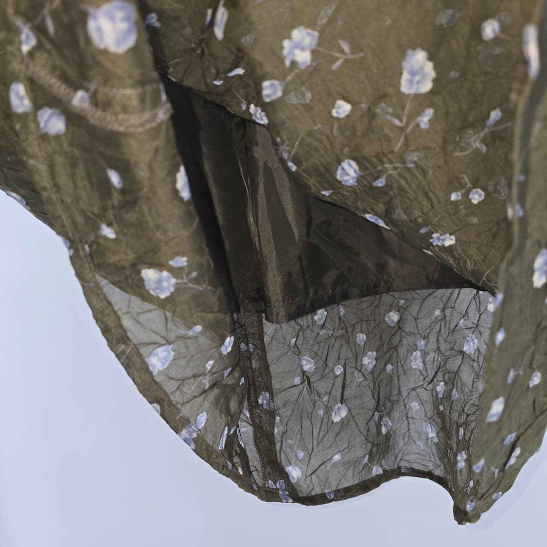 소프트 무드 은은한 올리브 스커트 oriental floral 상품이미지2