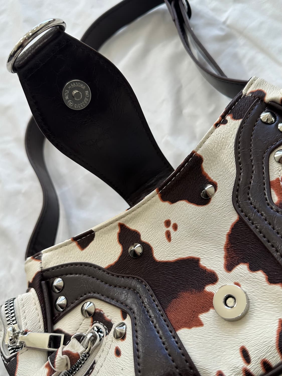 밀키 웨스턴 숄더백🤎 상품이미지4