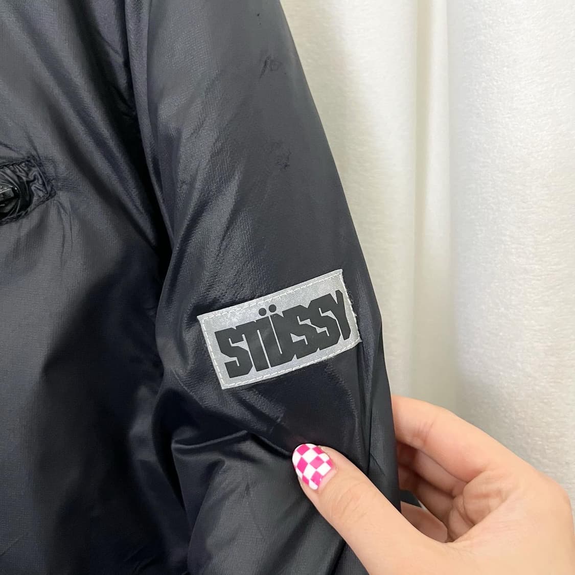 스투시 블랙 리버시블 패딩 점퍼 상품이미지4