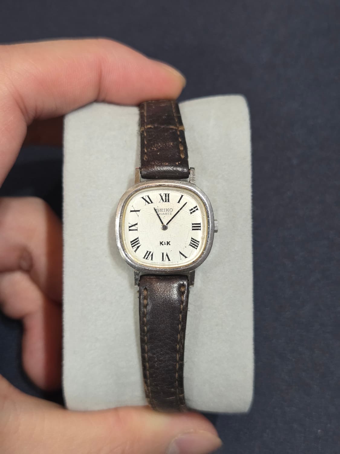 80s 빈티지 세이코 로마 인덱스 쿼츠 (2920-5660)  상품이미지1
