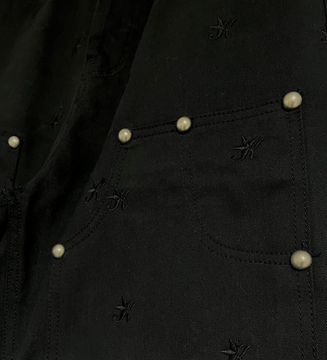 (매물x) 웨스켄 자수 스터드 카펜터 진 상품이미지5