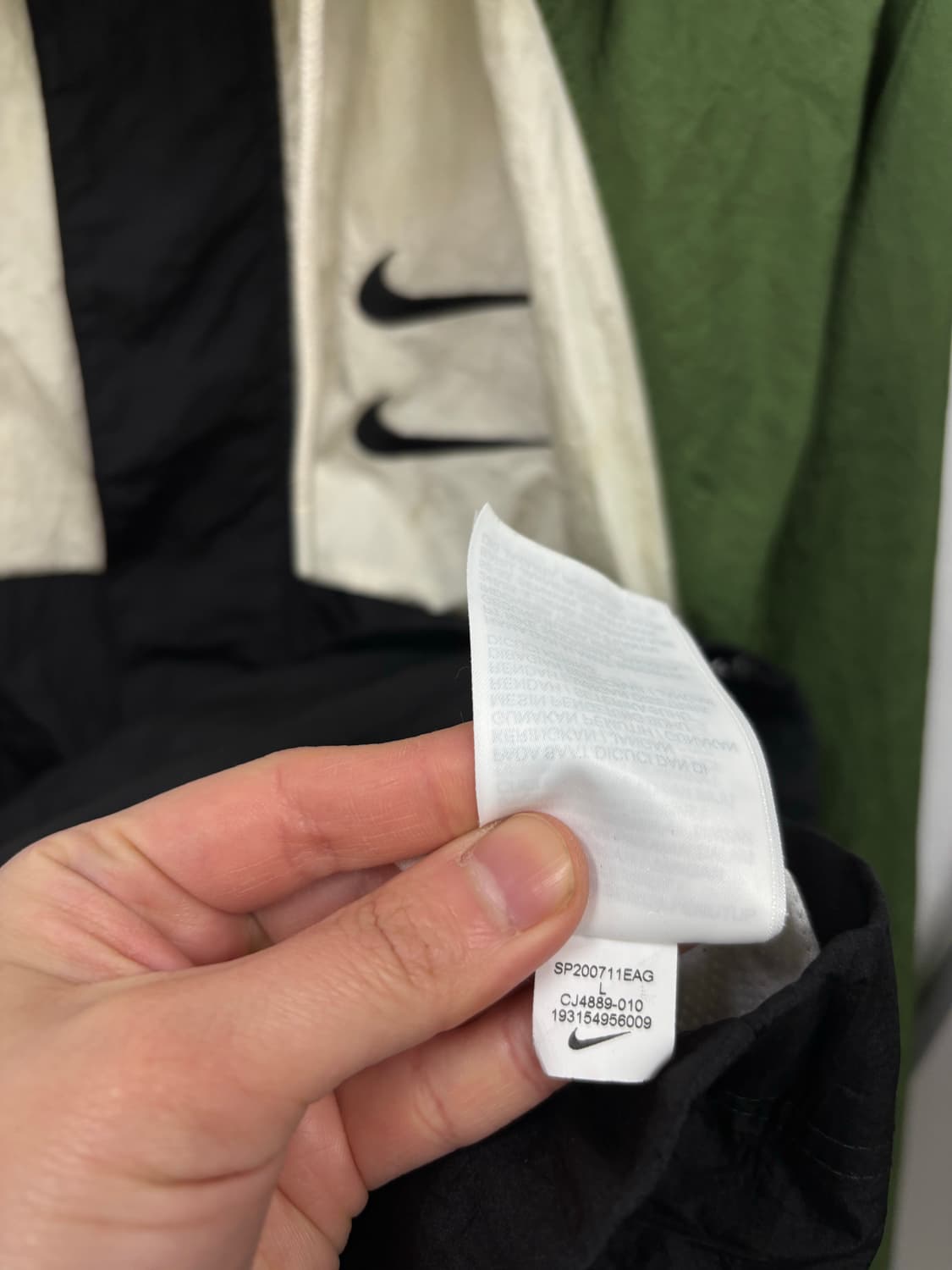 나이키 백로고 스우시 바람막이 상품이미지7