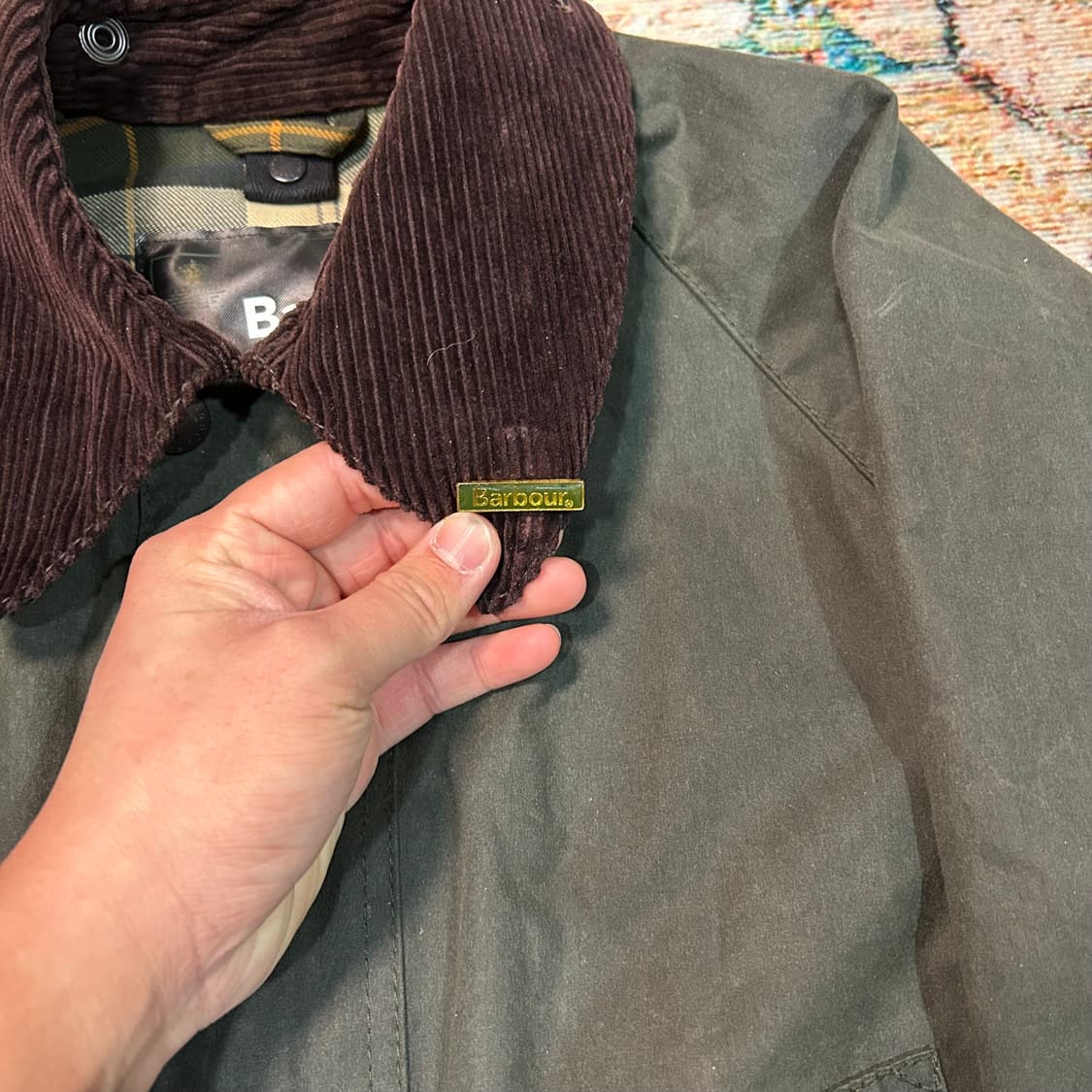 [L] 바버 비데일 왁스코팅 자켓 상품이미지3