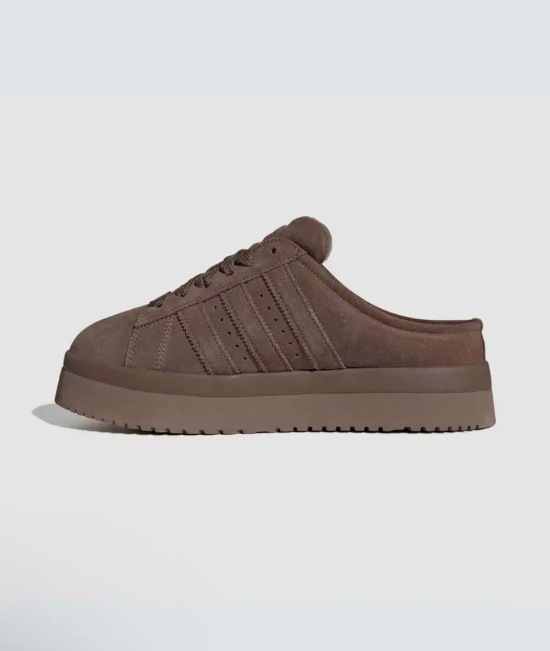 아디다스 캠퍼스 윈터 미드 뮬 슬리퍼 브라운 JR3731 240 상품이미지2