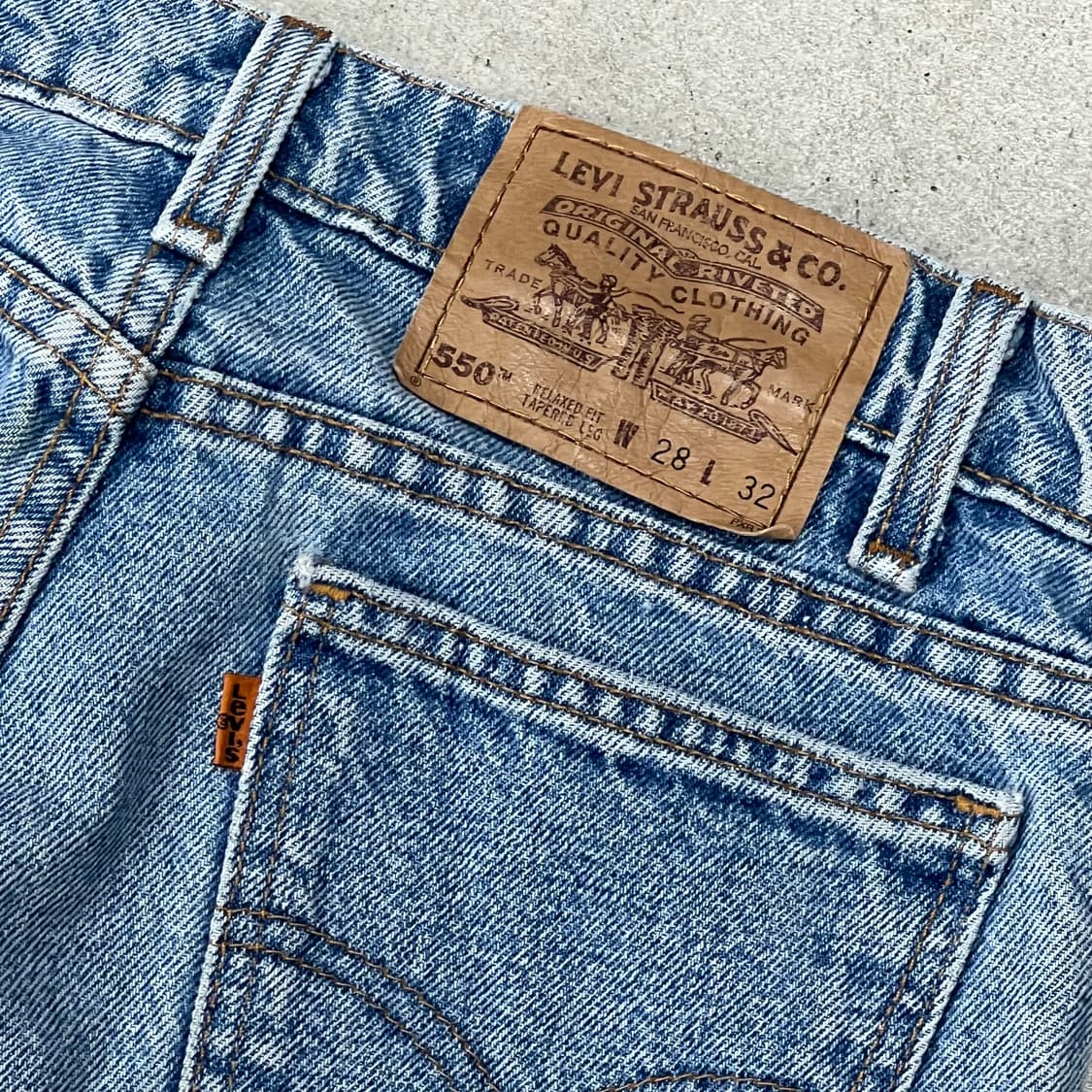 usa 리바이스 550 오렌지탭 데님팬츠 s10143 상품이미지5