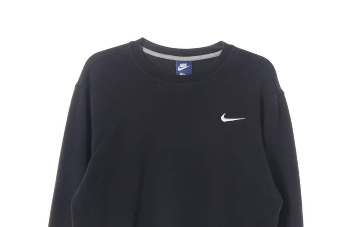 나이키 스우시 자수 로고 블랙 맨투맨 M 상품이미지3