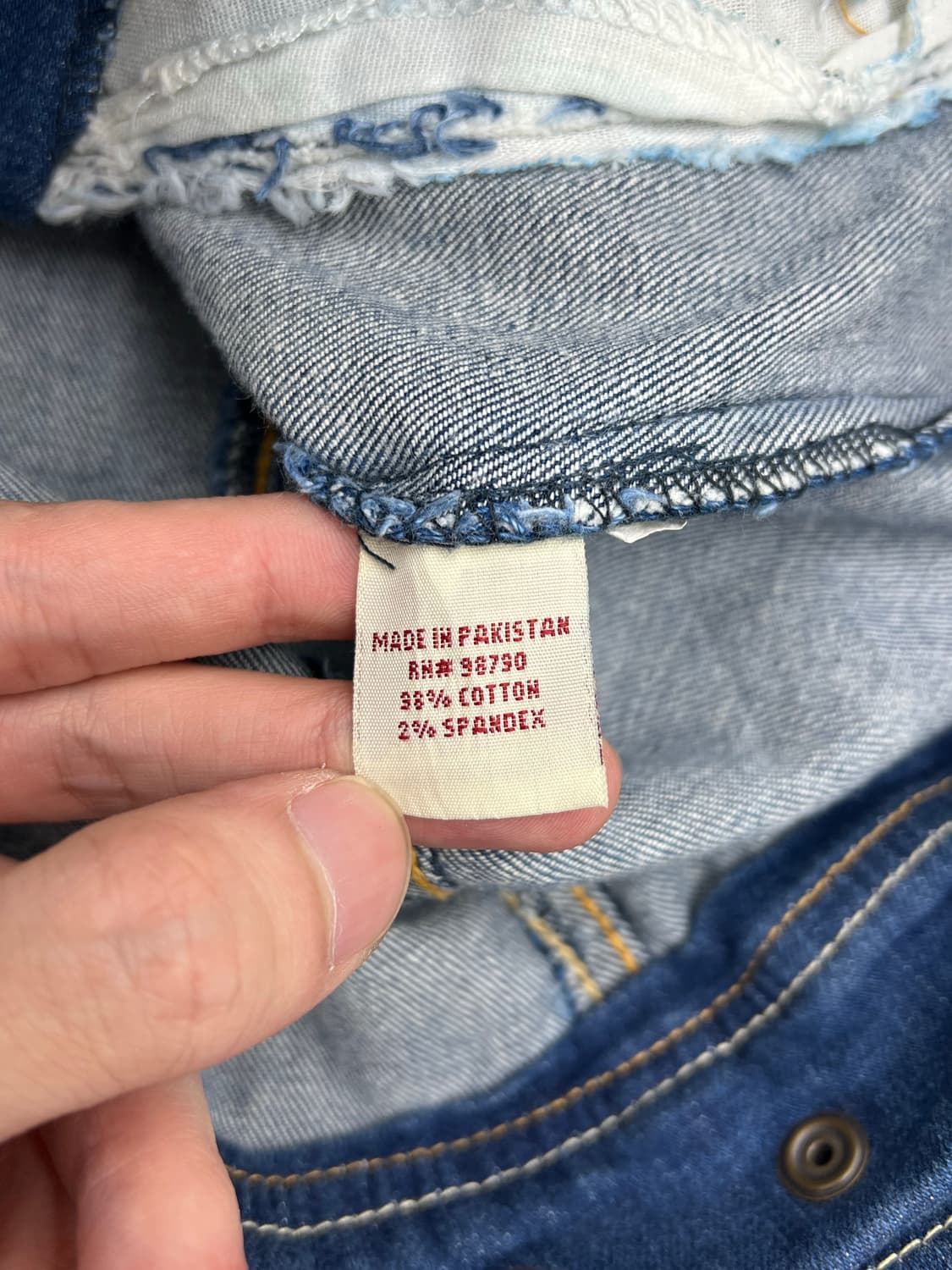 빈티지 크롭 데님자켓 상품이미지5