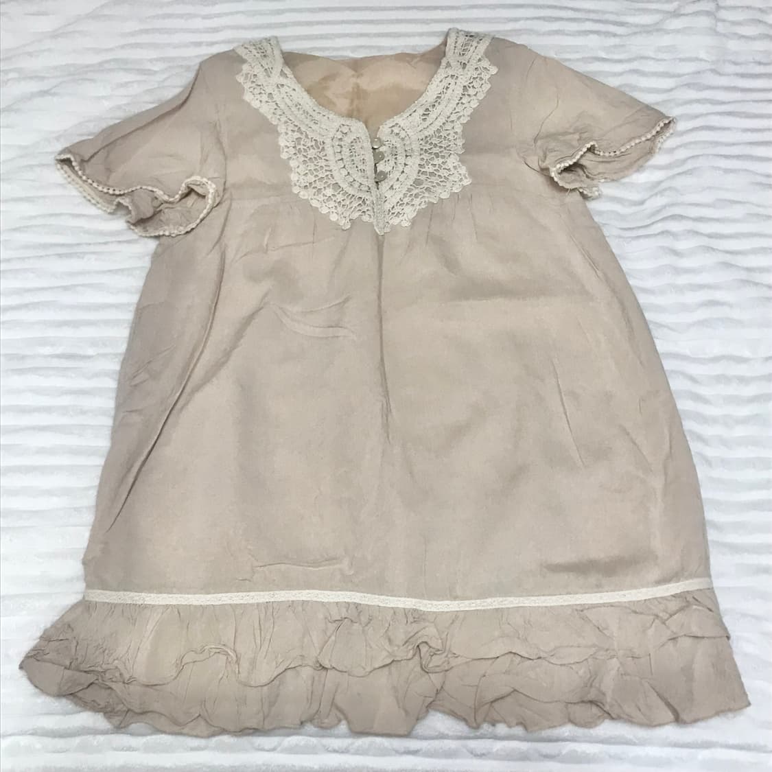 빈티지 모리 블라우스 플라워 원피스 세 벌 일괄 상품이미지2