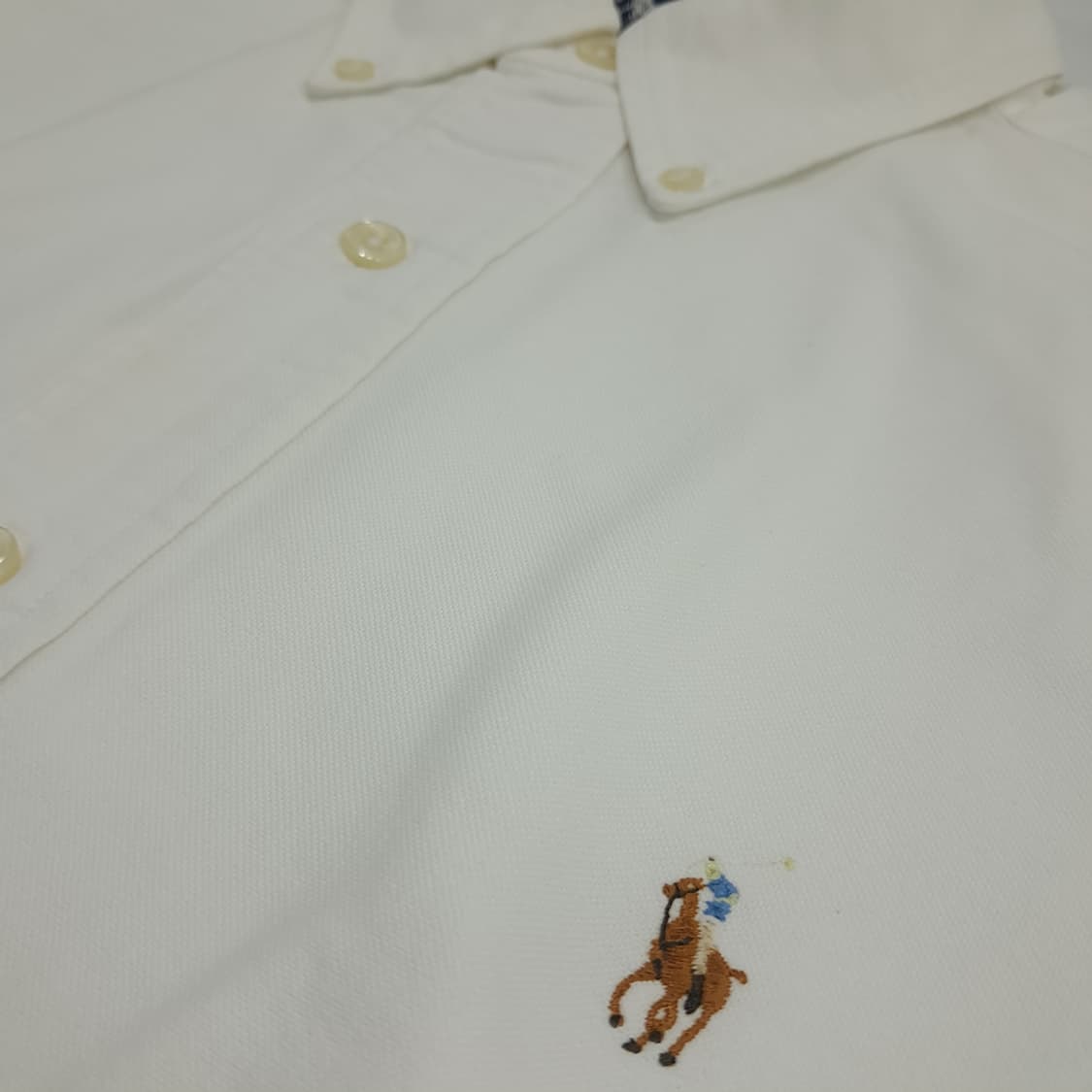 Co796 L 폴로 랄프로렌 화이트 긴팔 셔츠 남방 상품이미지5