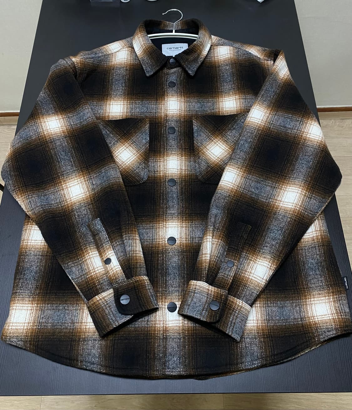 23fw 칼하트wip 울 블렌드 셔츠 자켓 상품이미지1