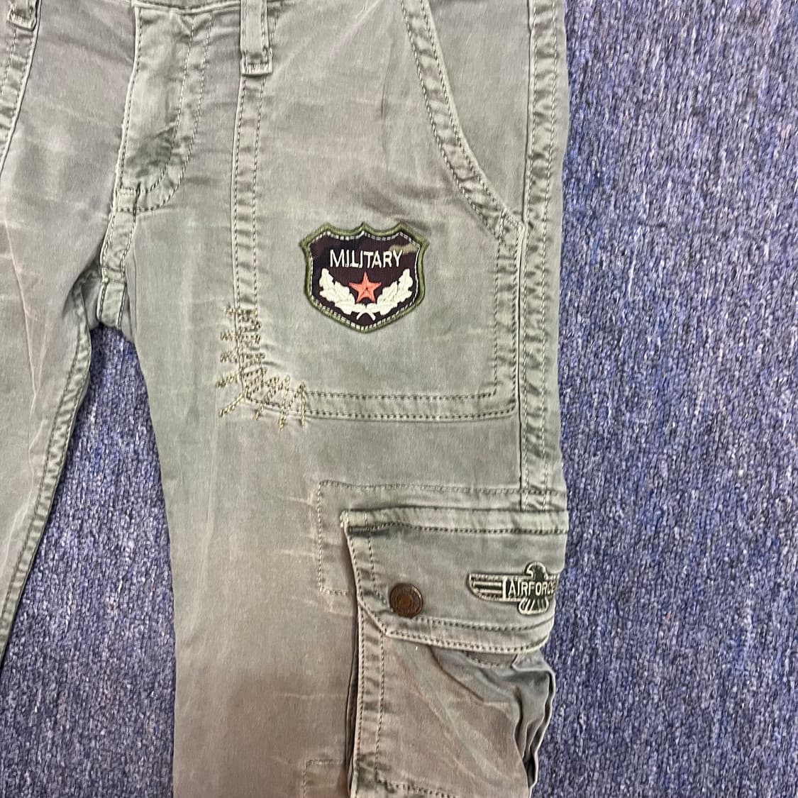 Y2k 로빈슨진 카고 바지 24 상품이미지2