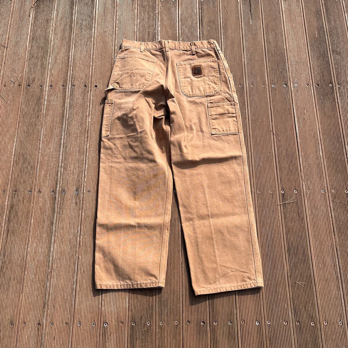[34X30] 빈티지 usa 칼하트 카펜터팬츠 브라운 상품이미지3