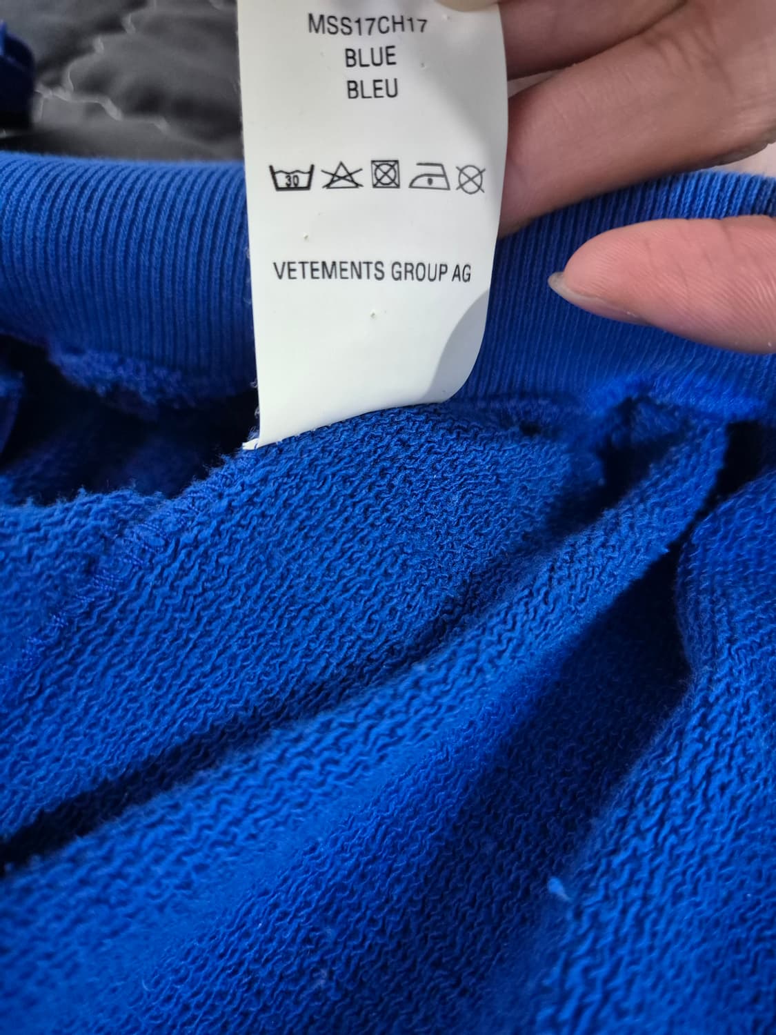 [L] 17SS Vetements 챔피온 후드집업 상품이미지3