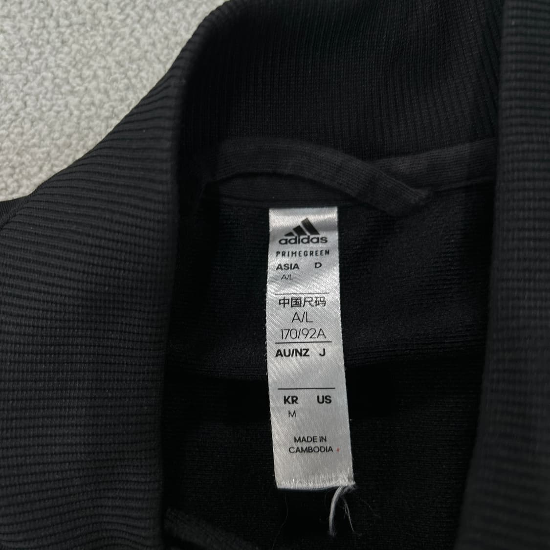 아디다스 삼선 블랙 트랙탑 s 상품이미지2