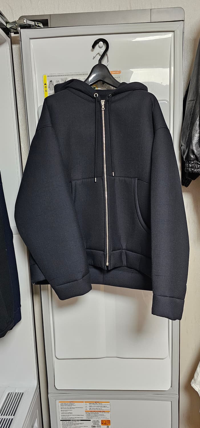 오라리 스펀지 트로피칼 울 집업 후디 다크네이비 상품이미지6