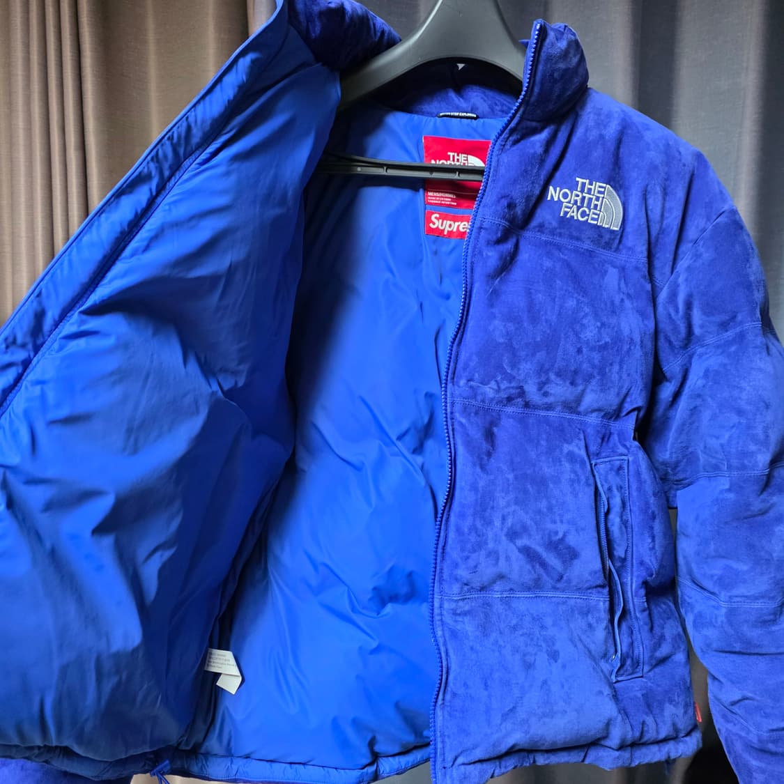 슈프림 × 노스페이스 스웨이드 눕시 L 상품이미지10