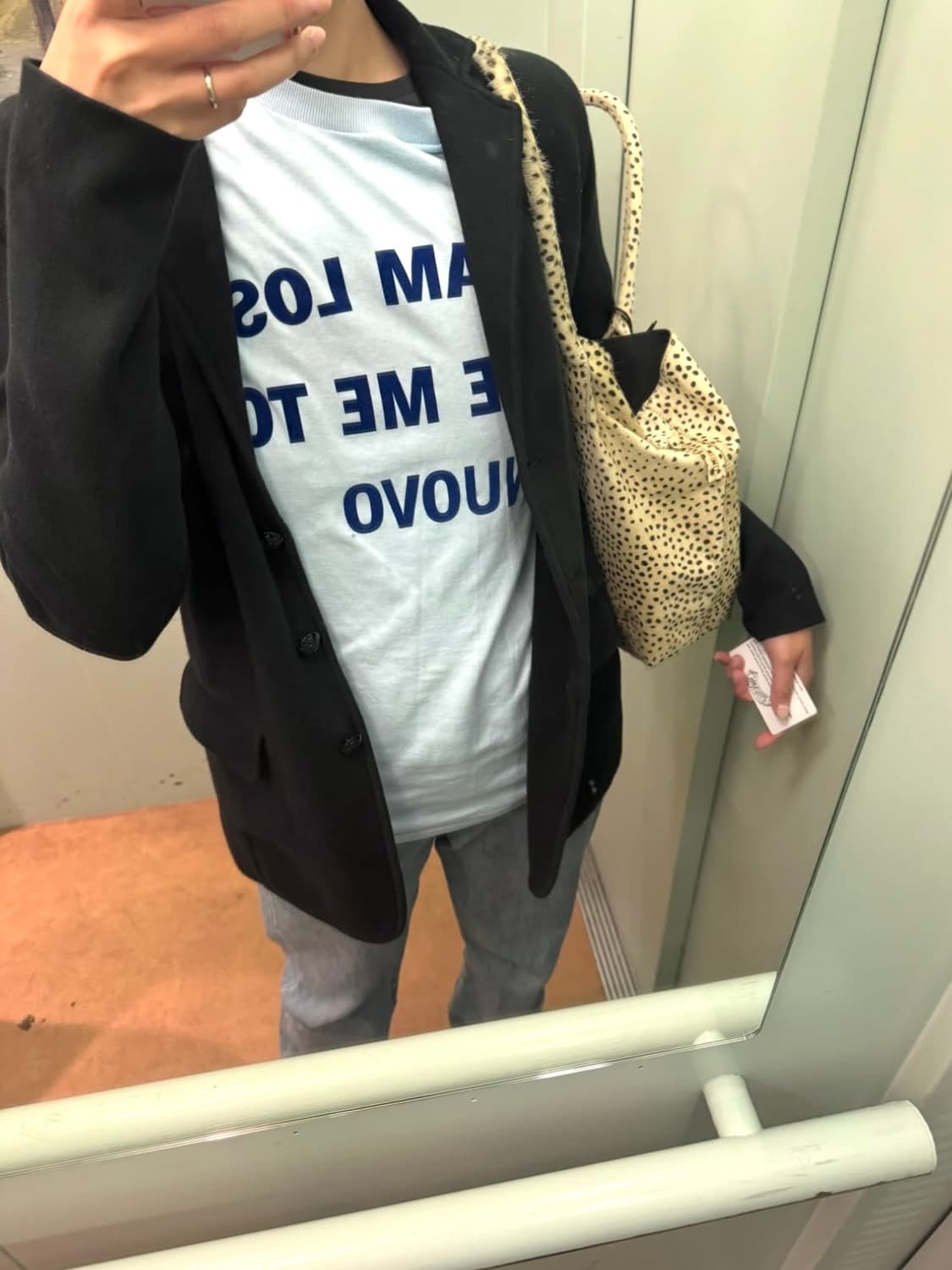 베이비 블루 반팔 티 상품이미지2