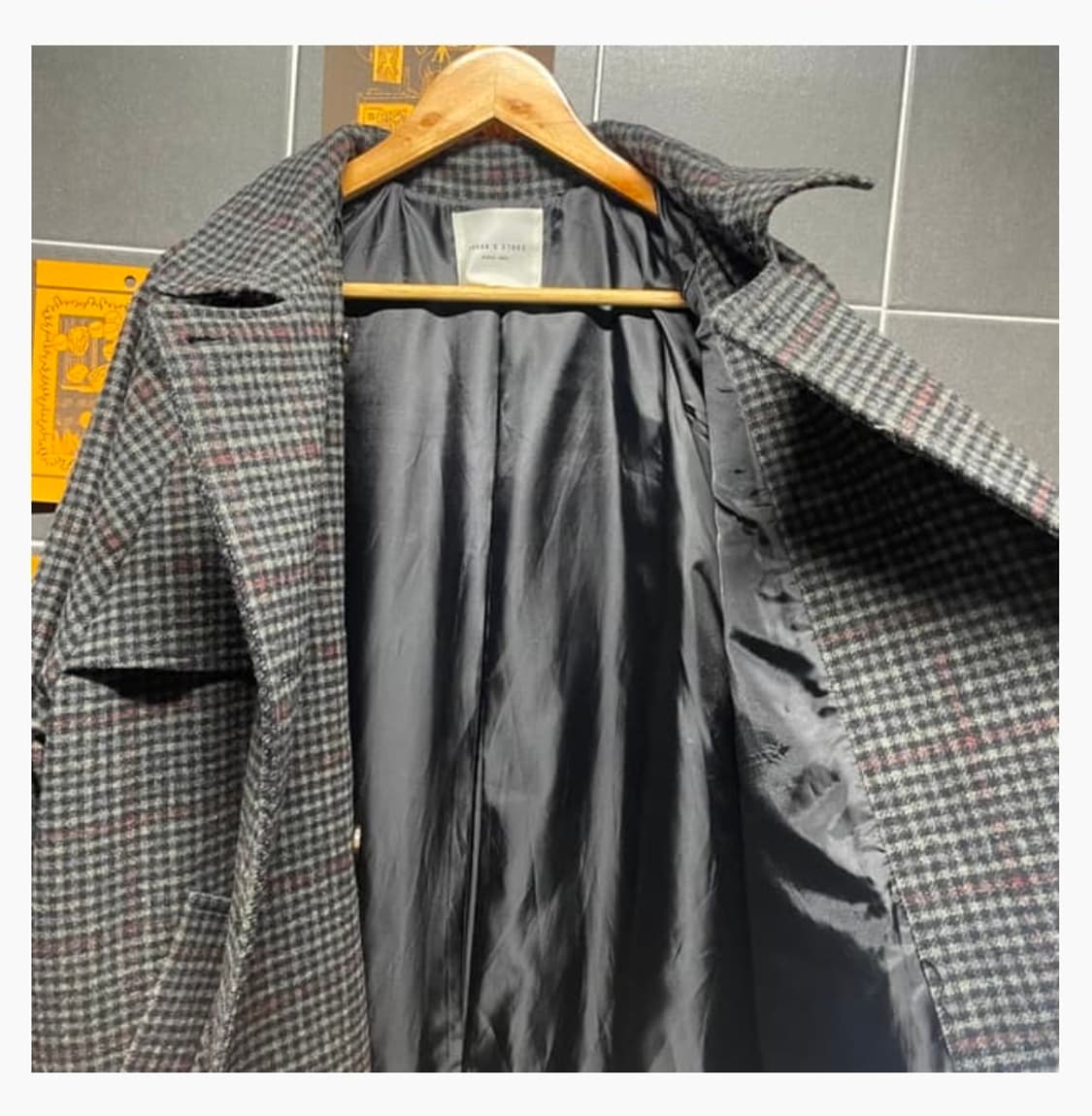 프릭스스토어 울 롱코트 (가슴 62, 총장 116, 팔 76) 상품이미지5