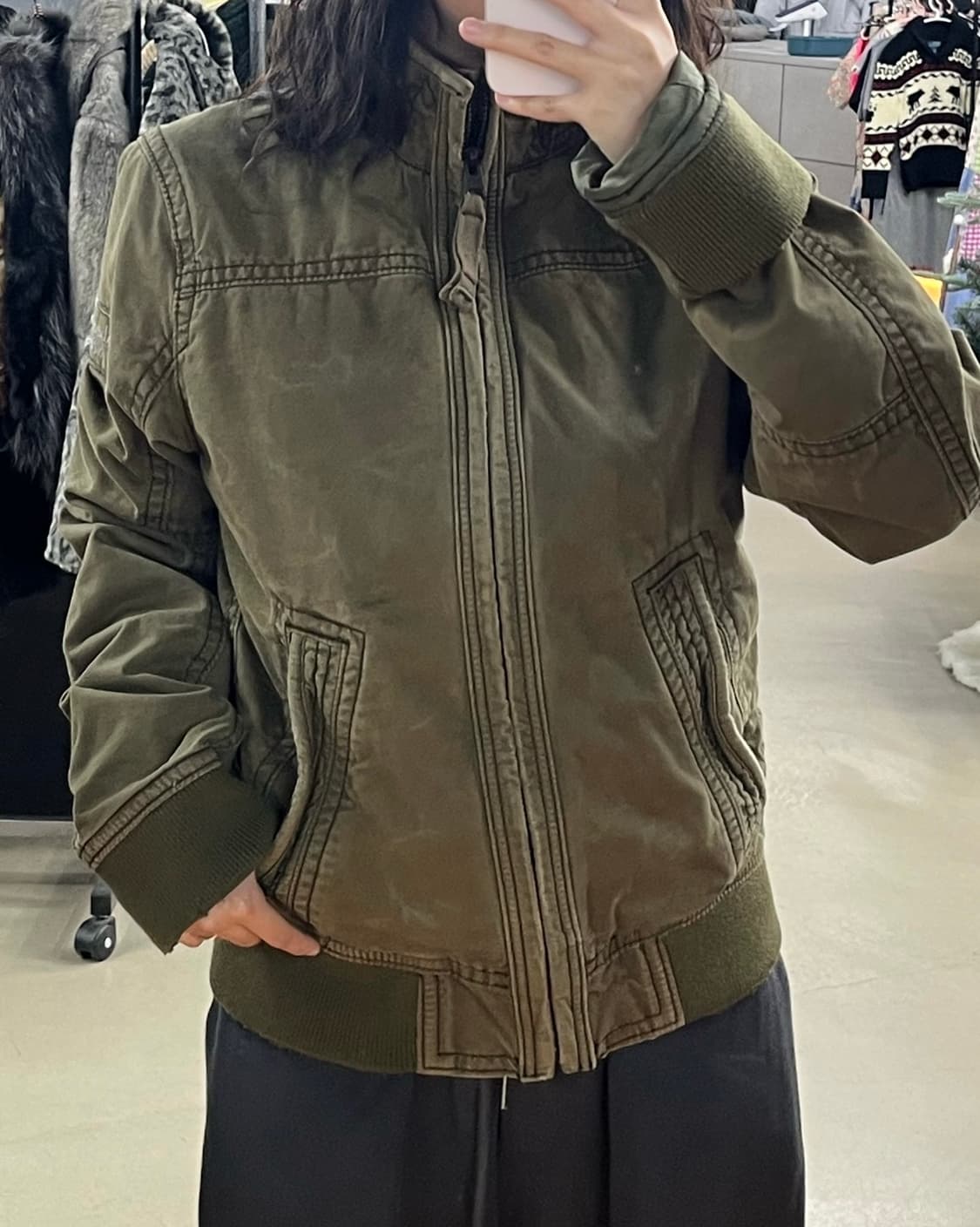 아베크롬비 헤리슨 면자켓 상품이미지2