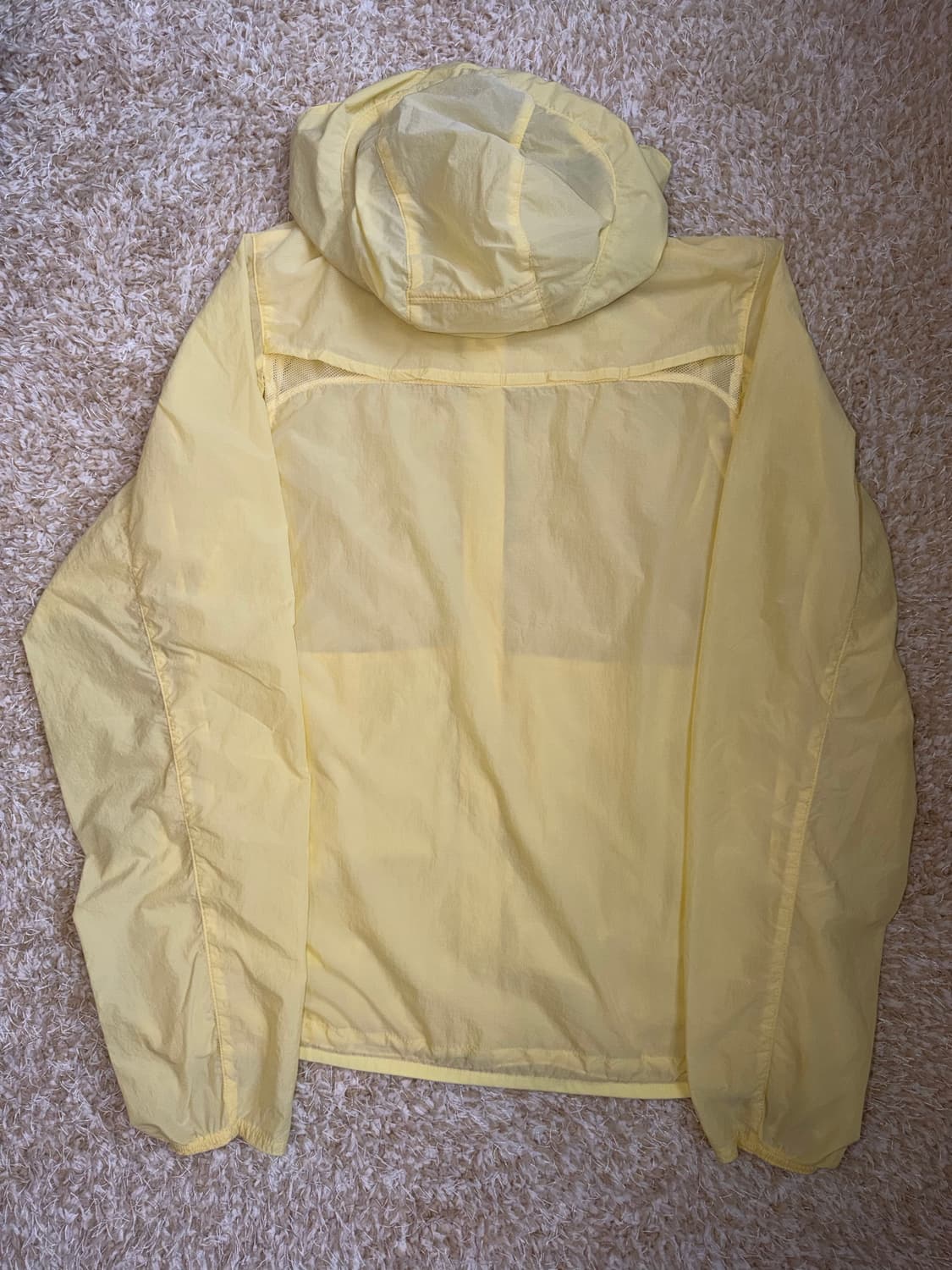 산산기어 STREAMLINE HOOD JACKET 바람막이 레몬 상품이미지2