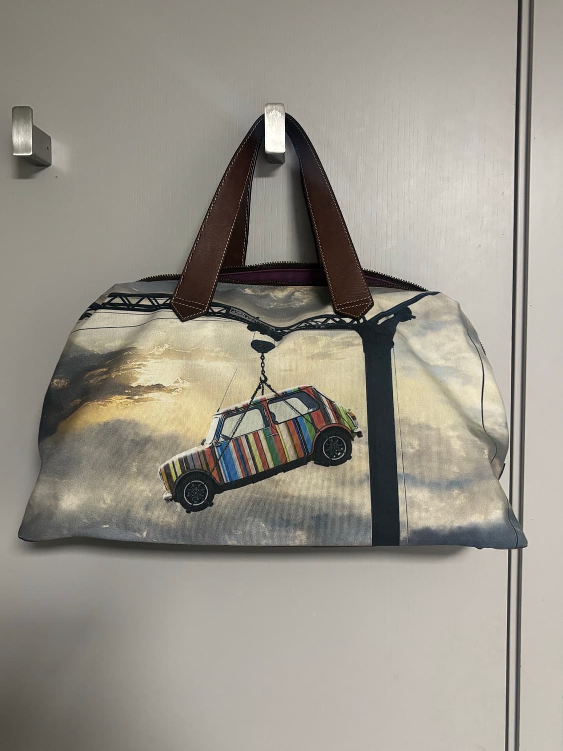 폴스미스 멀티 스트라이프 프린팅 보스턴백 상품이미지4