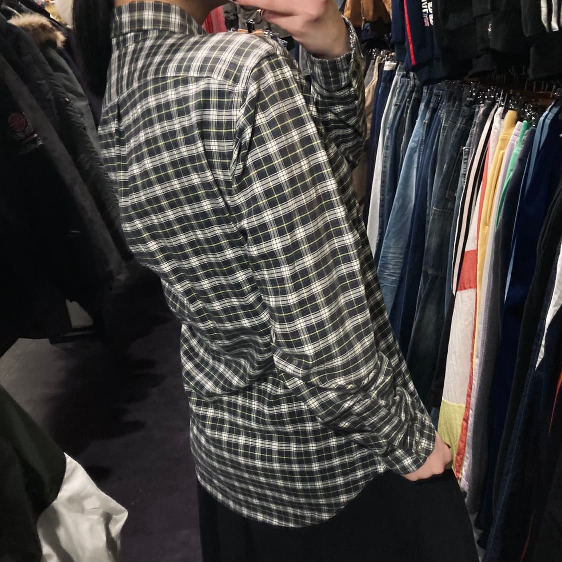 [IM] 폴로 랄프로렌 타탄 체크 블랙 옥스퍼드 셔츠 상품이미지8