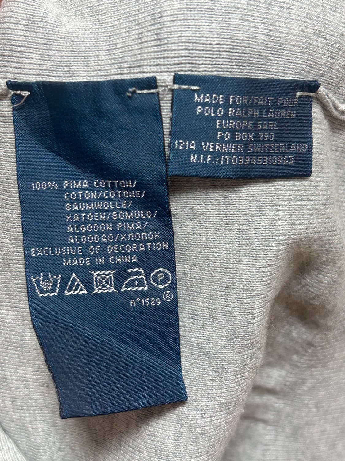 폴로 랄프로렌 가디건 회색 M 상품이미지4