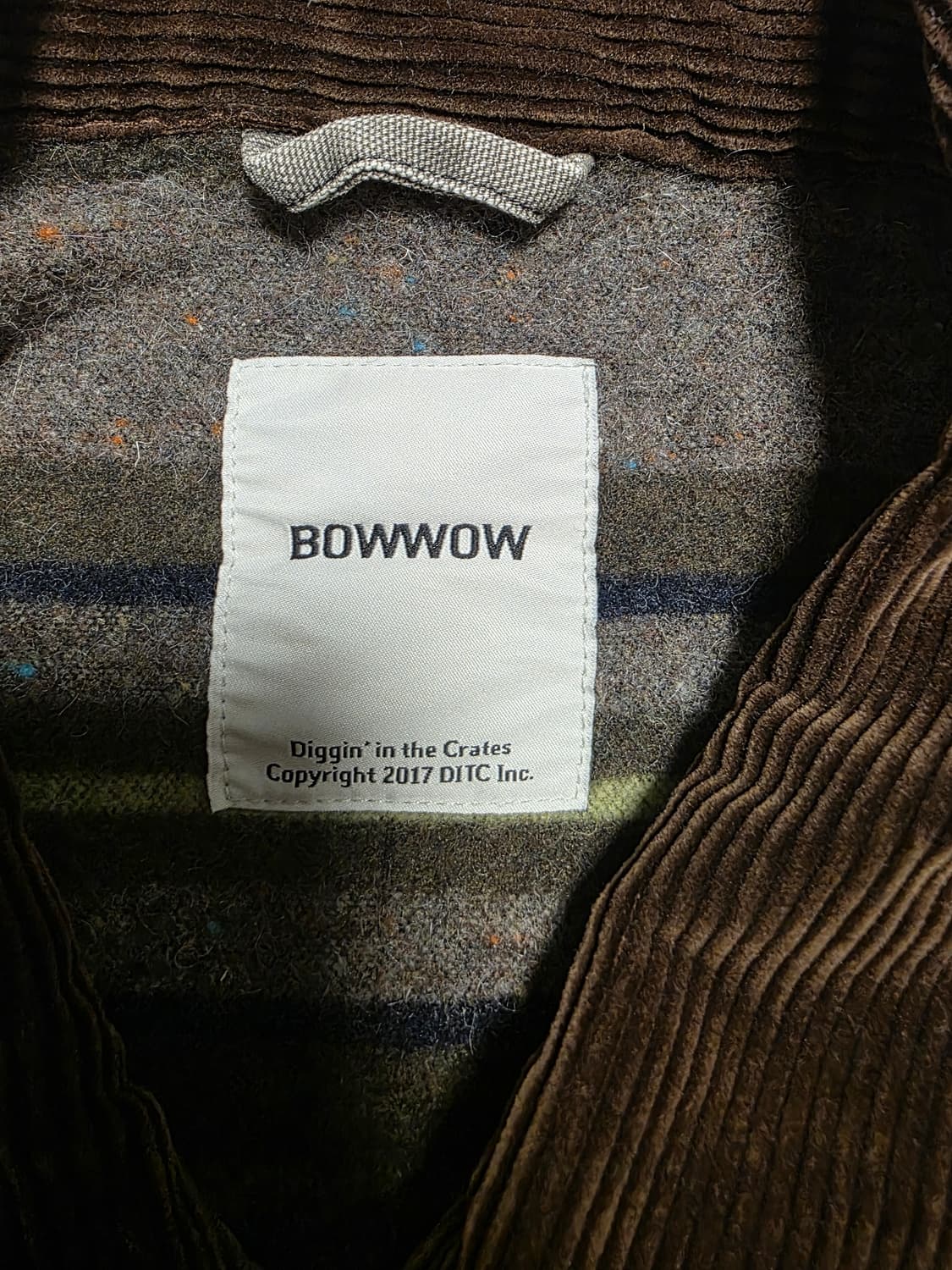 [L] BOW WOW 바우와우 x nubian 별주 블랭킷 라인 덕 자켓 상품이미지5