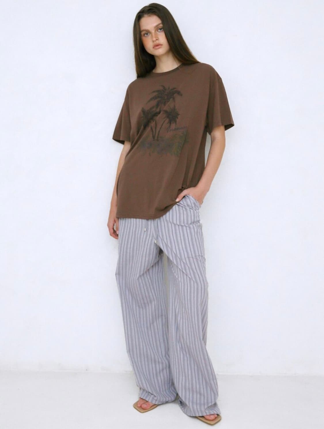 폴리수엠 스트라이프 팬츠 FRESH EFFORTLESS PANTS 상품이미지2