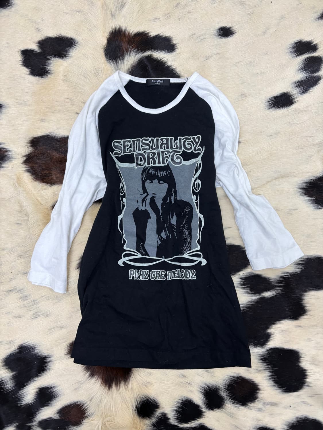 [Crazy Devil]2000s Girl Print Sleeve 상품이미지4