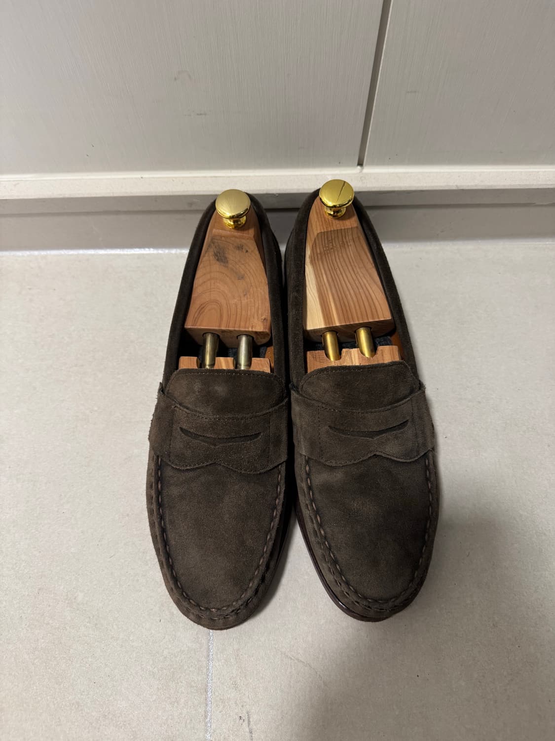 Allen Edmonds 엘렌에드몬즈 스웨이드 로퍼 us9.5 판매합니다 상품이미지1