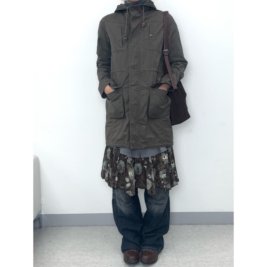 빈티지 카키 야상 자켓 상품이미지2