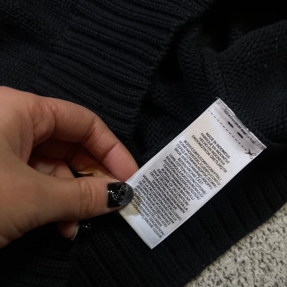 폴로 랄프로렌 포니 반집업 니트  상품이미지4